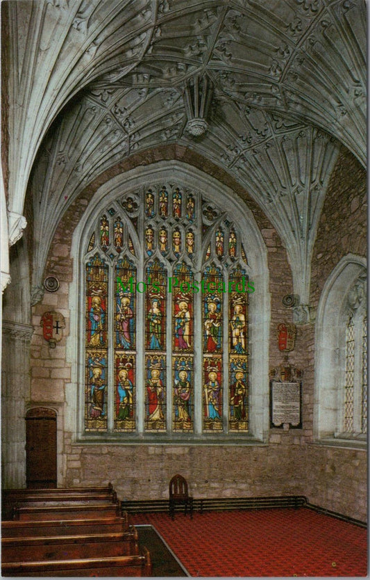 Devon Postcard - Church of St Mary of Ottery Dorset Aisle RS31997