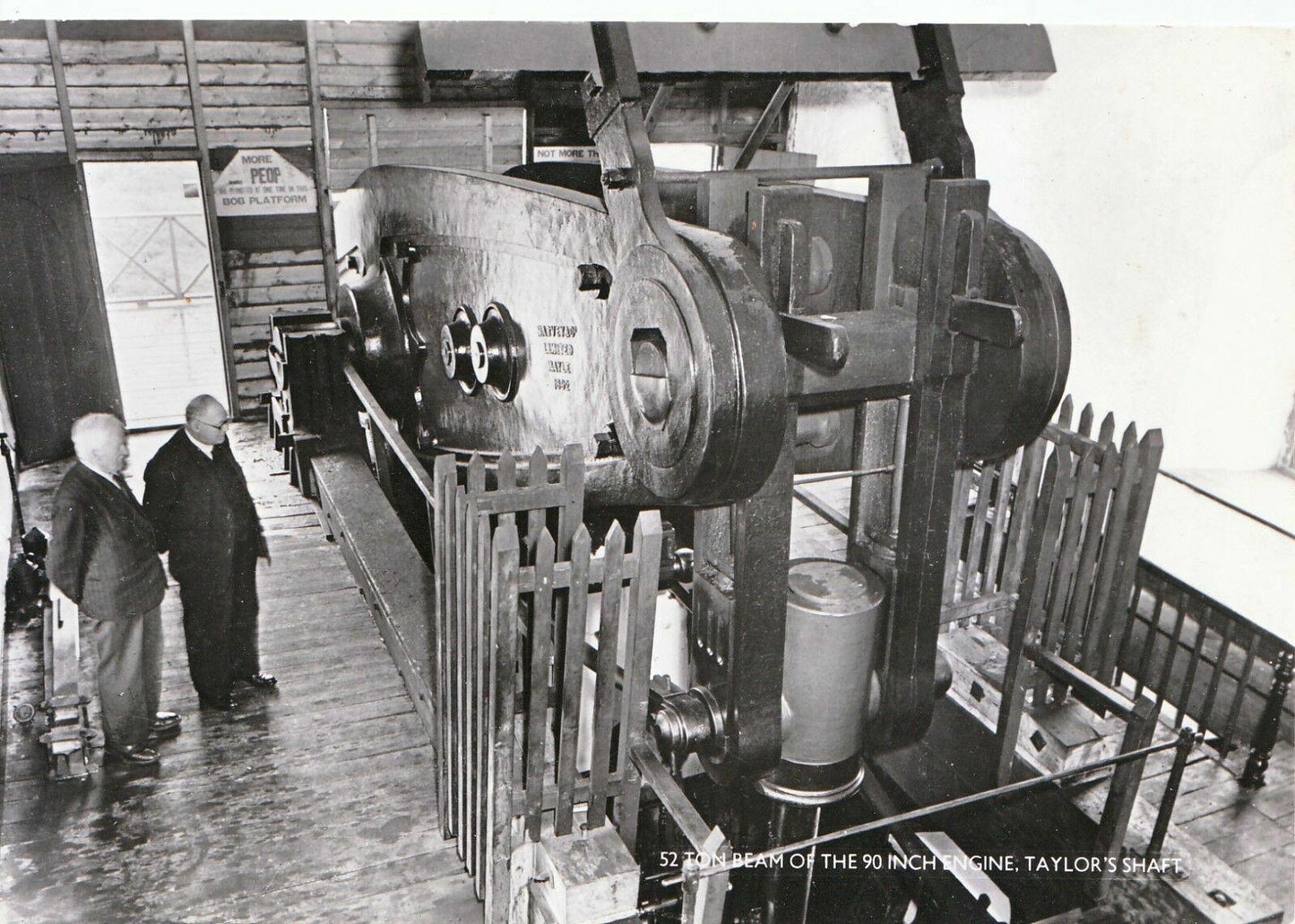 Industry Postcard - 52 Ton Beam of The 90 Inch Engine, Taylor's Shaft  LSL870