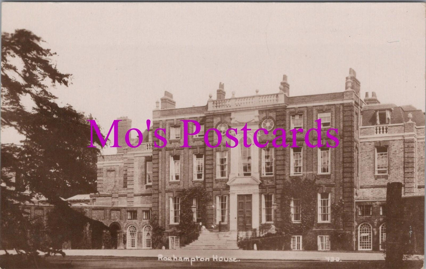 London Postcard - Roehampton House, Roehampton. Grade 1 Listed House   RS39002