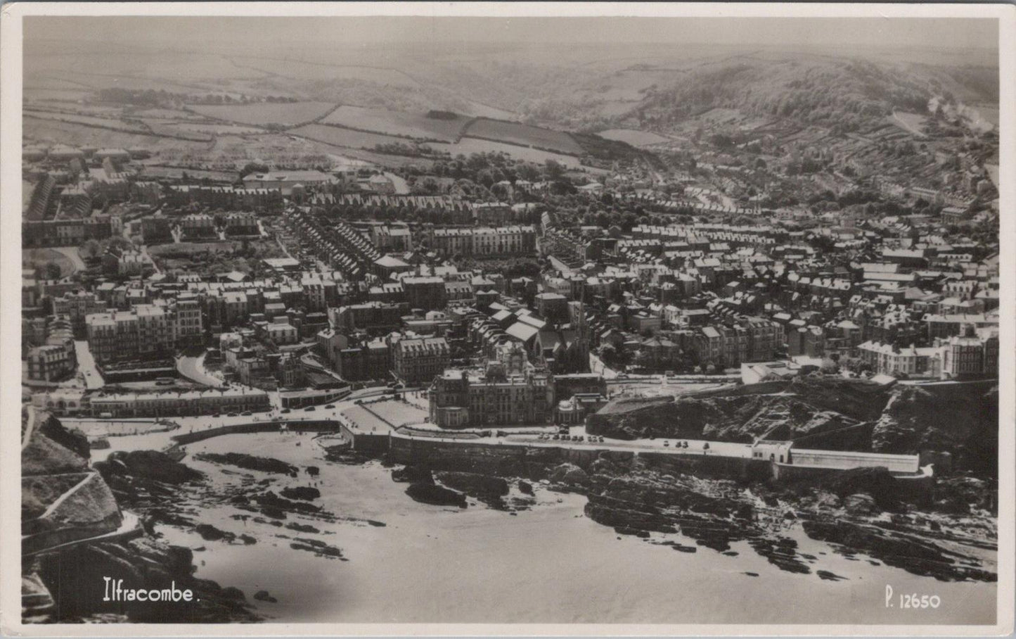 Devon Postcard - Aerial View of Ilfracombe   XT163