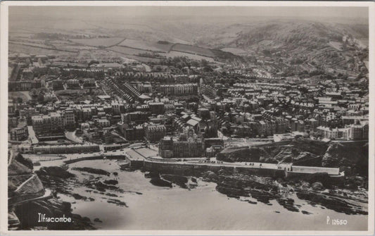 Devon Postcard - Aerial View of Ilfracombe   XT163