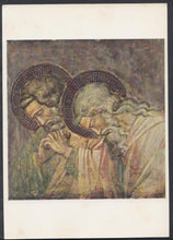 Load image into Gallery viewer, National Gallery Postcard- Aretino Spinello - Fresco: Two Haloed Mourners RR2732
