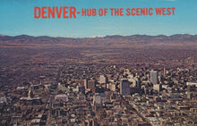Load image into Gallery viewer, America Postcard - Aerial View of Denver, Colorado   RS22001
