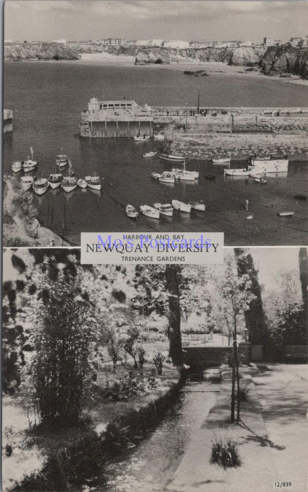 Cornwall Postcard: Newquay Diversity, Harbour & Bay and Trenance Gardens RS37267