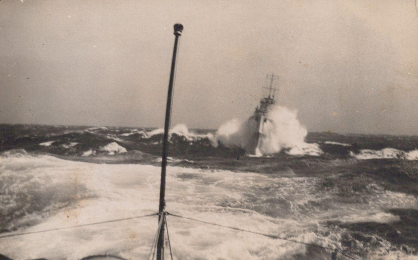Naval History Postcard - British Royal Navy Convoy, Message About Malta  XT63