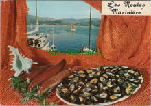 Load image into Gallery viewer, Food &amp; Drink Postcard - Recipes - Les Moules Mariniere RR14262
