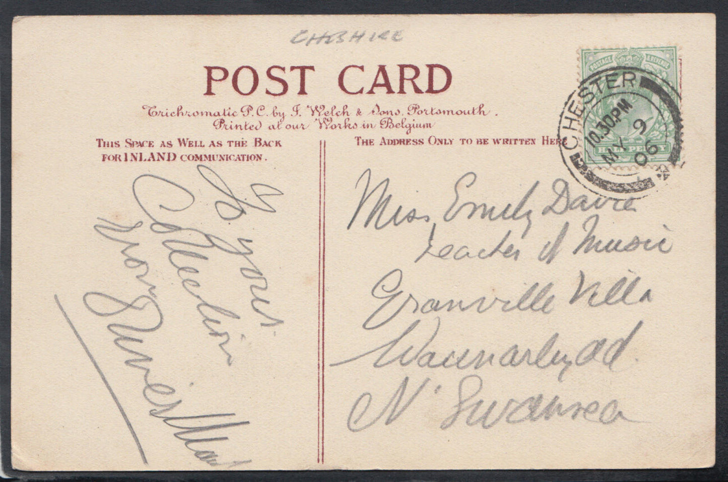 Cheshire Postcard - Eccleston Ferry, Chester  RS13742