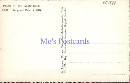 France Postcard - Paris Et Ses Merveilles, Le Grand Palais  DC1828
