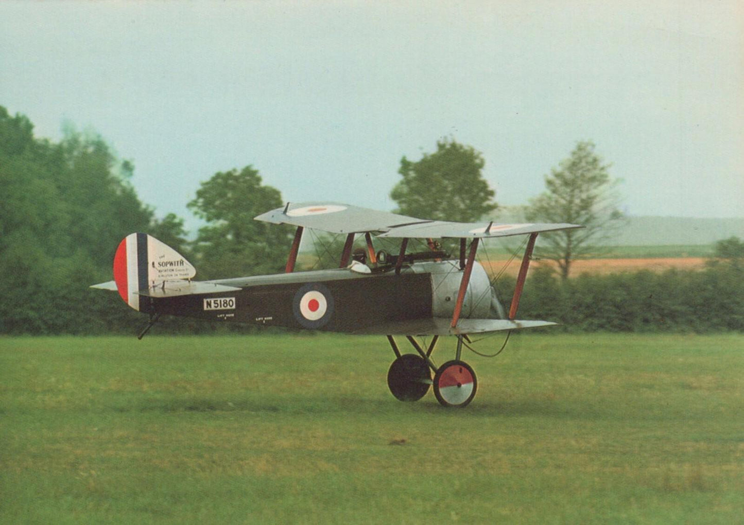 Military Aviation Postcard - Sopwith Pup 1916 Fighter Aeroplane  RR9818