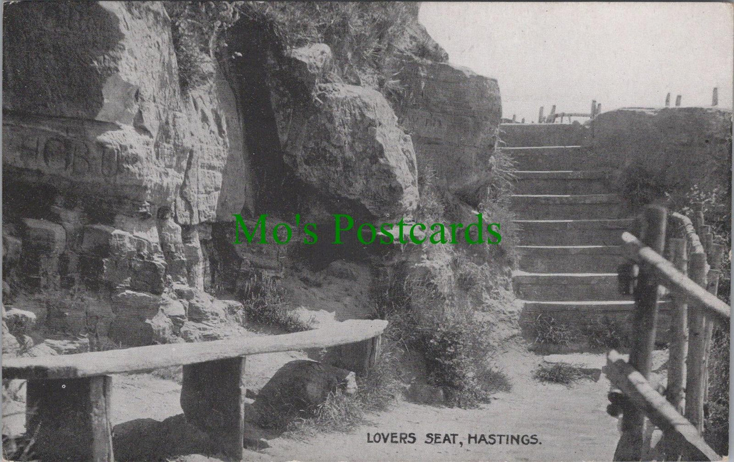 Sussex Postcard - Hastings, Lovers Seat  RS33183