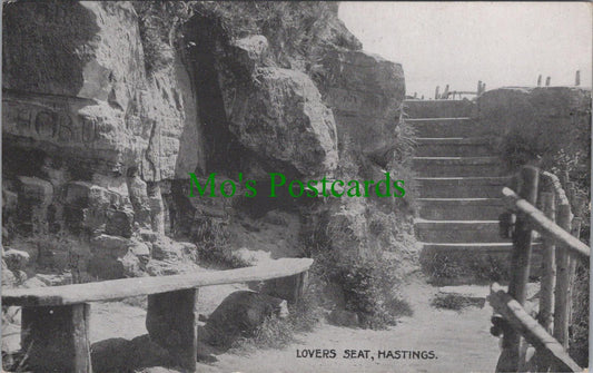 Sussex Postcard - Hastings, Lovers Seat  RS33183