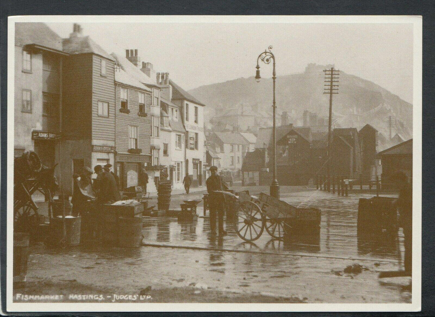 Sussex Postcard - Hastings Fishmarket, c.1922 (Repro) RR7150
