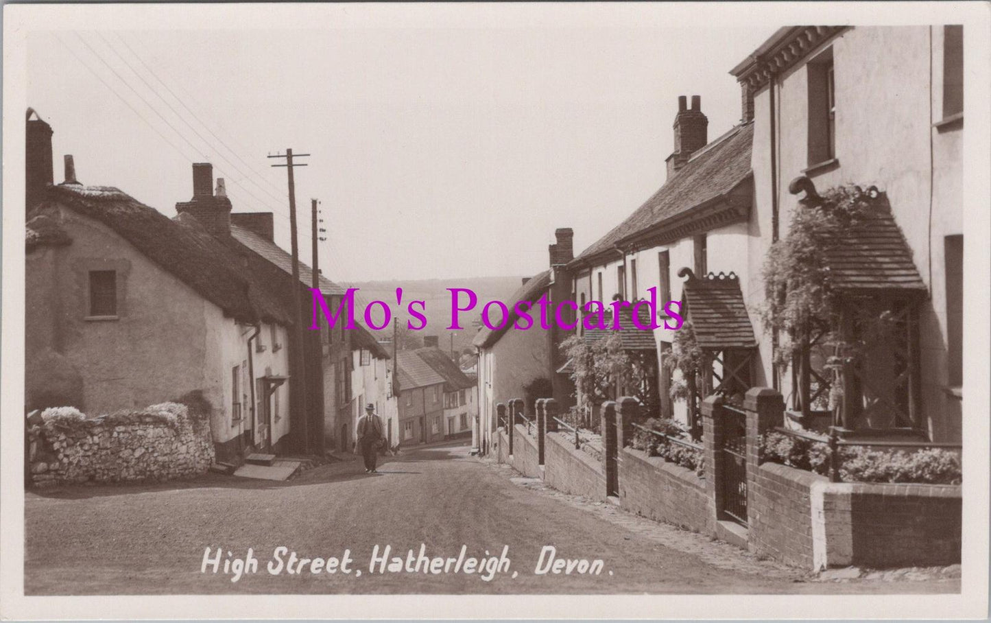 Devon Postcard - Hatherleigh High Street   HM509