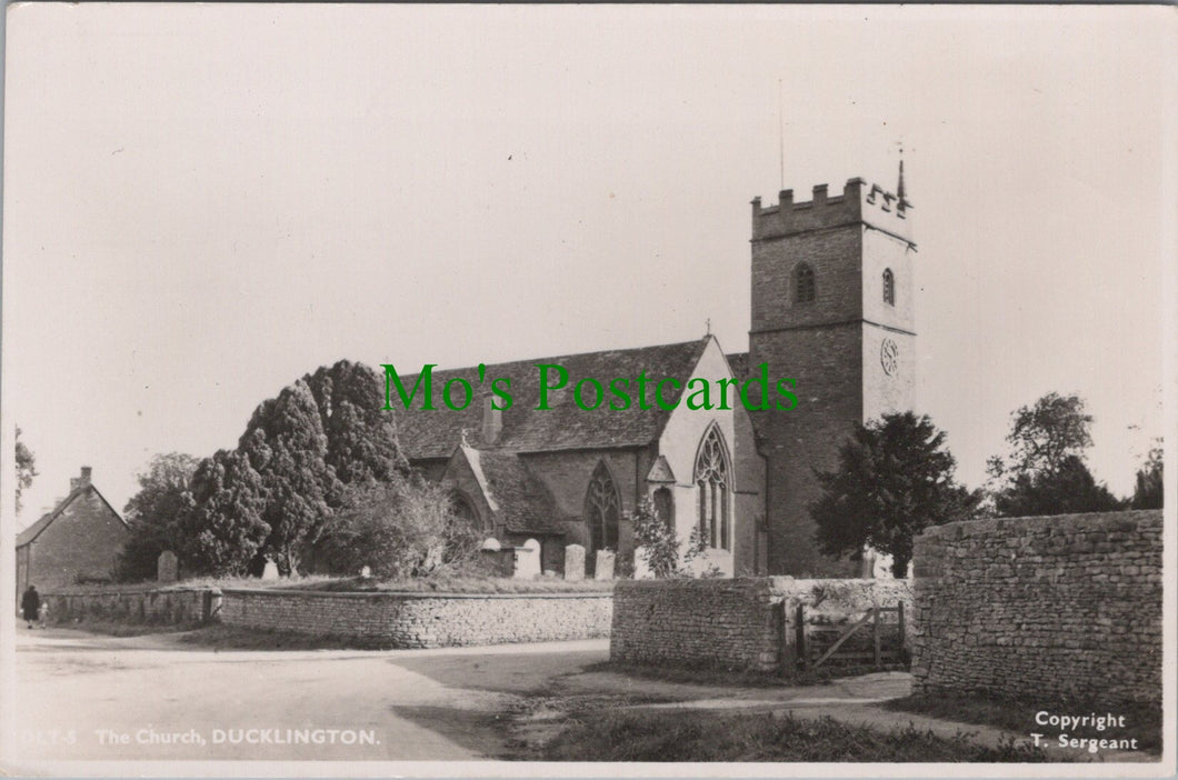 Oxfordshire Postcard - The Church, Ducklington   SW11732