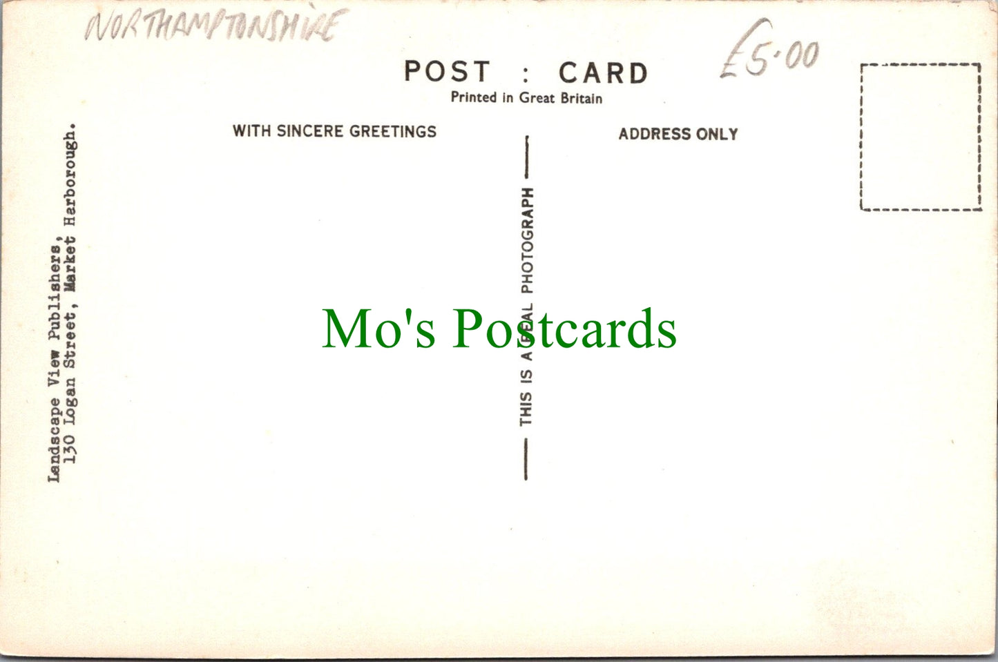 Northamptonshire Postcard - Post Office, Rockingham SW11740