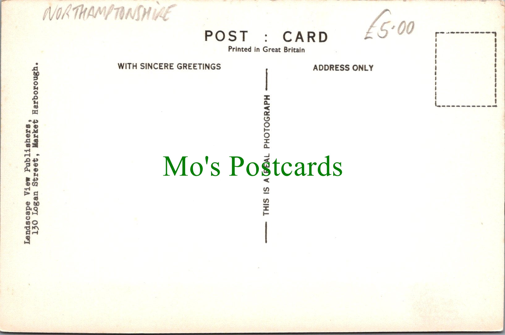 Northamptonshire Postcard - Post Office, Rockingham SW11740
