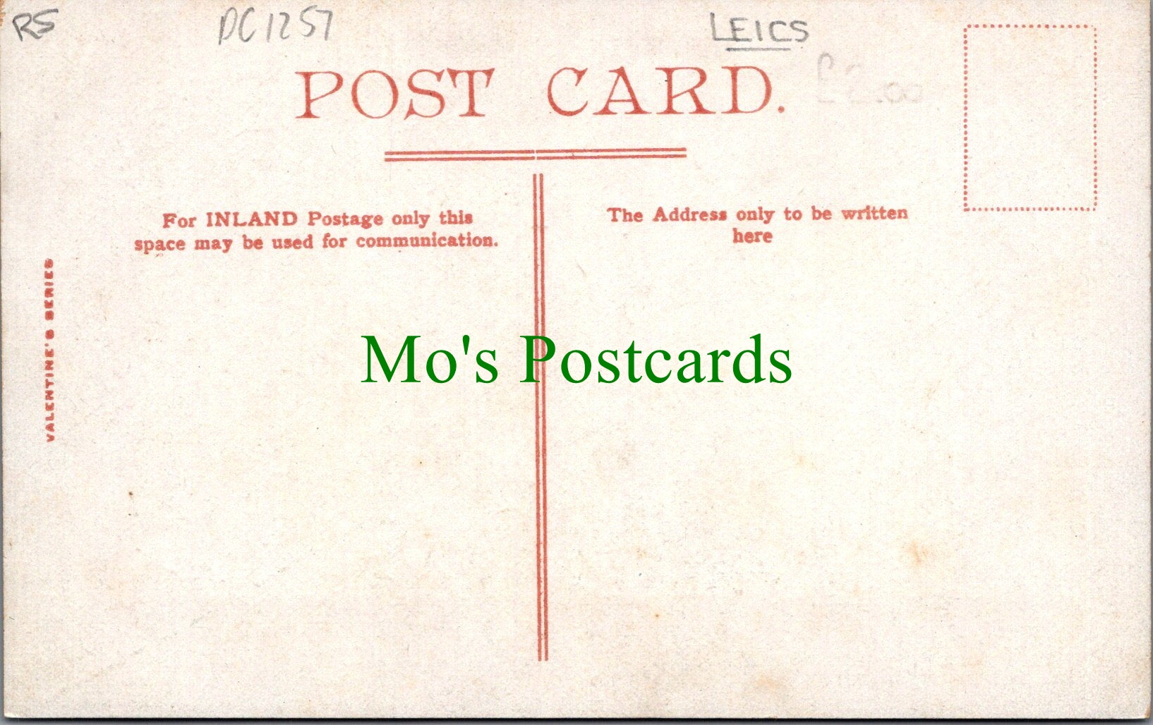 Leicestershire Postcard - Egerton Lodge, Melton Mowbray  DC1257
