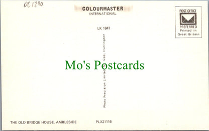 Cumbria Postcard - Ambleside, The Old Bridge House   DC1290