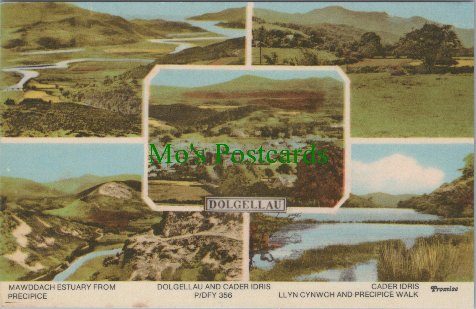 Wales Postcard - Dolgellau and Cader Idris  DC1293