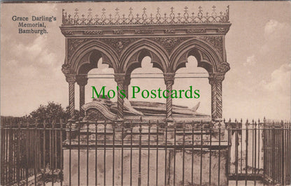 Northumberland Postcard - Bamburgh, Grace Darling's Memorial   DC1246