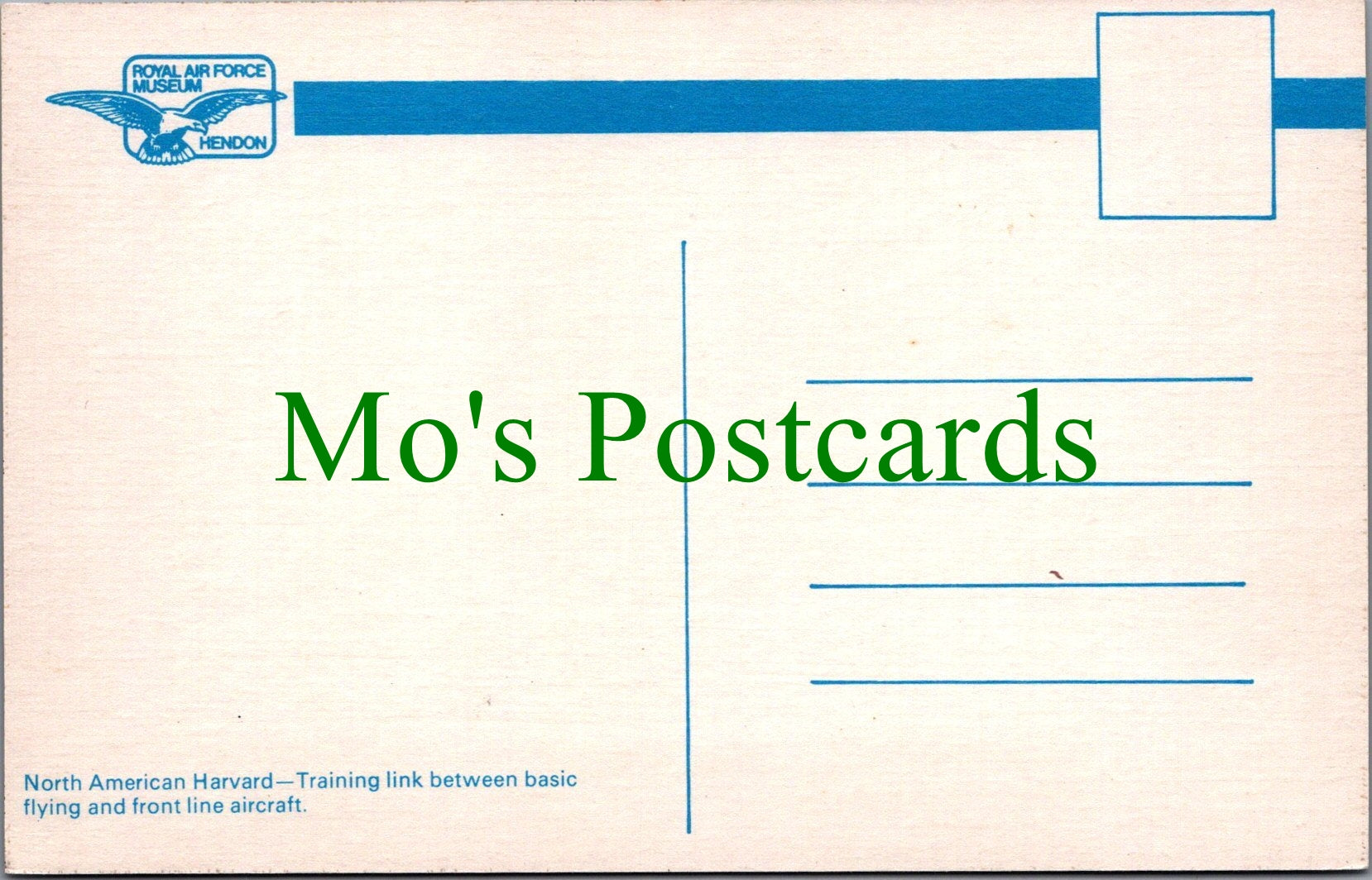 Military Aviation Postcard - North American Harvard Aeroplane SW11829