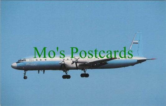 Aviation Postcard - IIyushin 18D RA-75497 Uralaviali Aeroplane SW11831