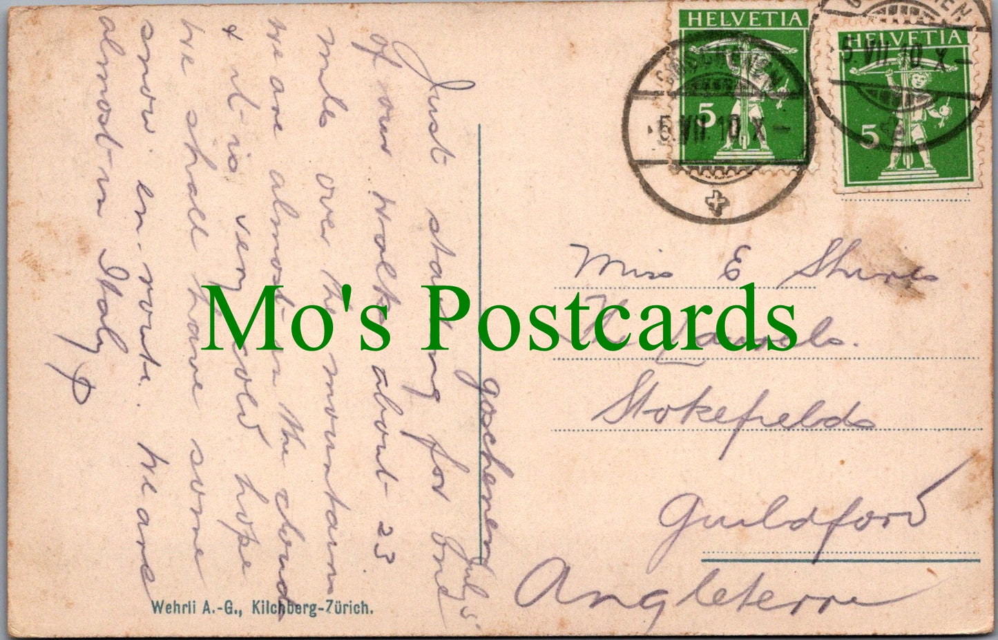 Switzerland Postcard - Rigi-Staffel Und Kulm 1800m SW11836