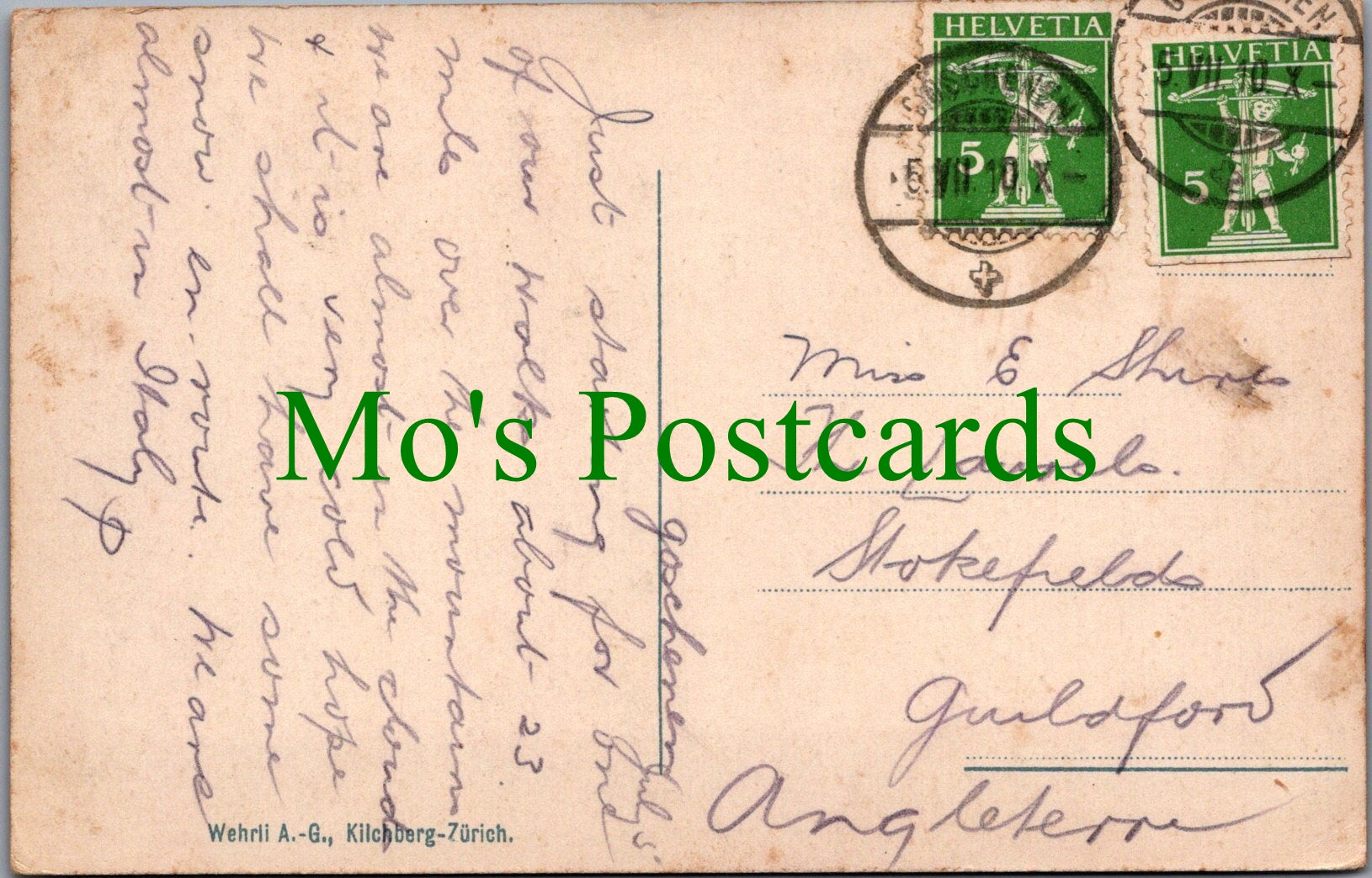 Switzerland Postcard - Rigi-Staffel Und Kulm 1800m SW11836