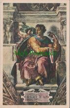 Load image into Gallery viewer, Italy Postcard - Rome, Cappella Sistina, The Prophet Isaiah SW11845
