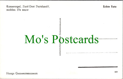 Netherlands Postcard - Kunstmuseum Den Haag, Kamerorgel SW11857
