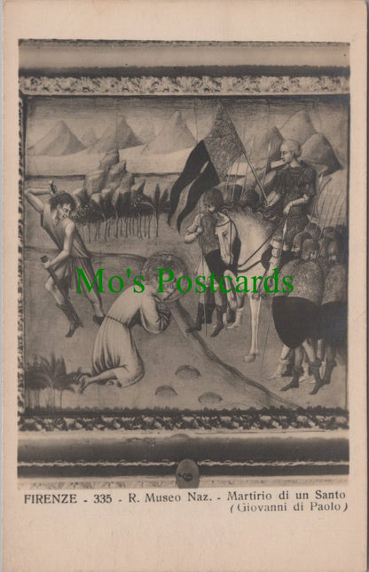 Art Postcard - Firenze, R.Museo Naz, Martirio Di Un Santo SW11862