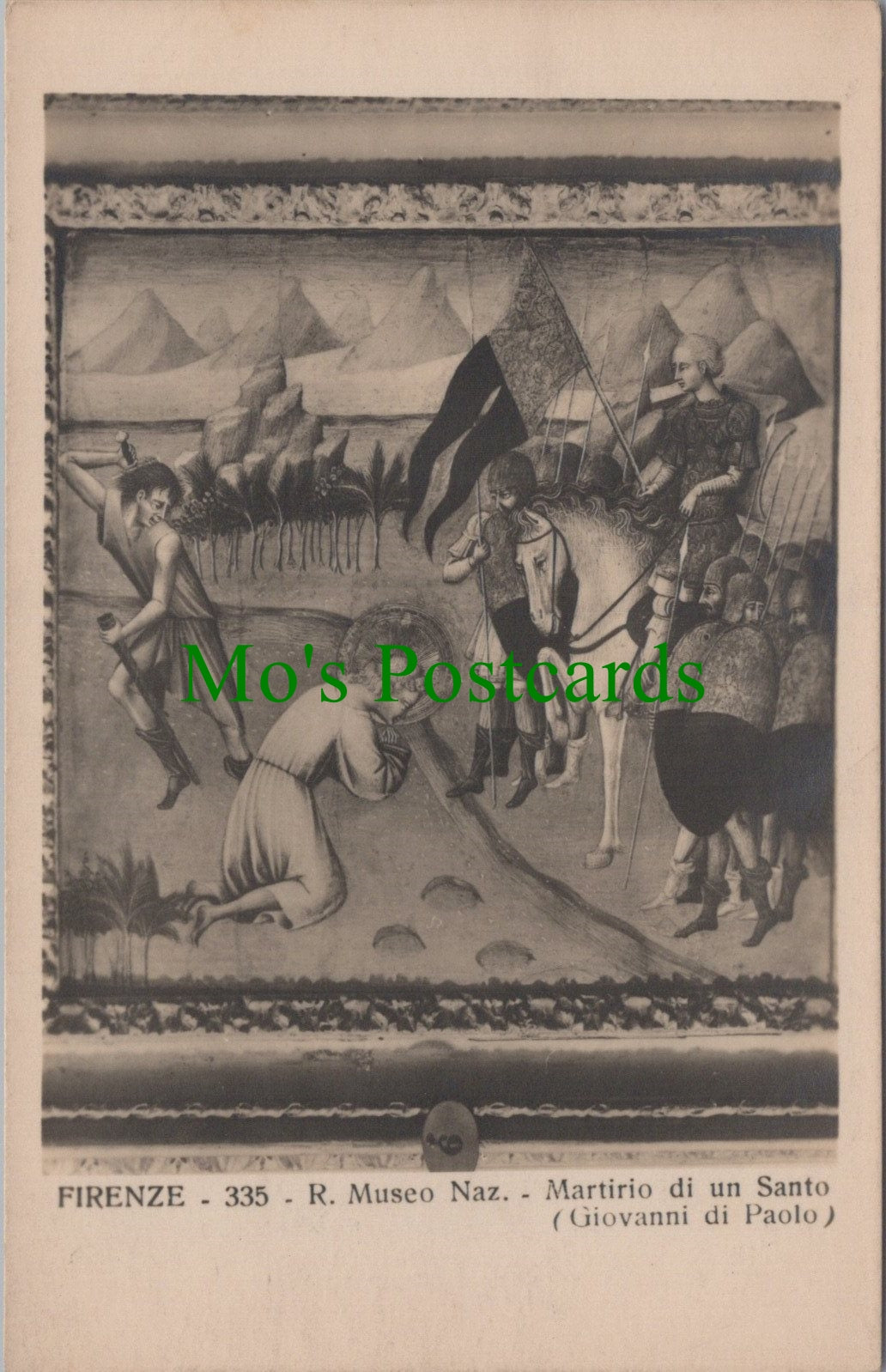 Art Postcard - Firenze, R.Museo Naz, Martirio Di Un Santo SW11862