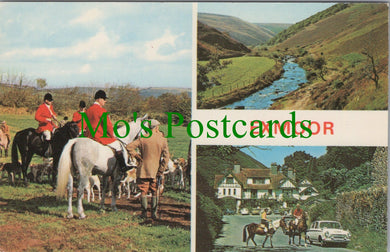 Devon Postcard - Exmoor Hunt, Hunters Inn, Doone Valley SW11880