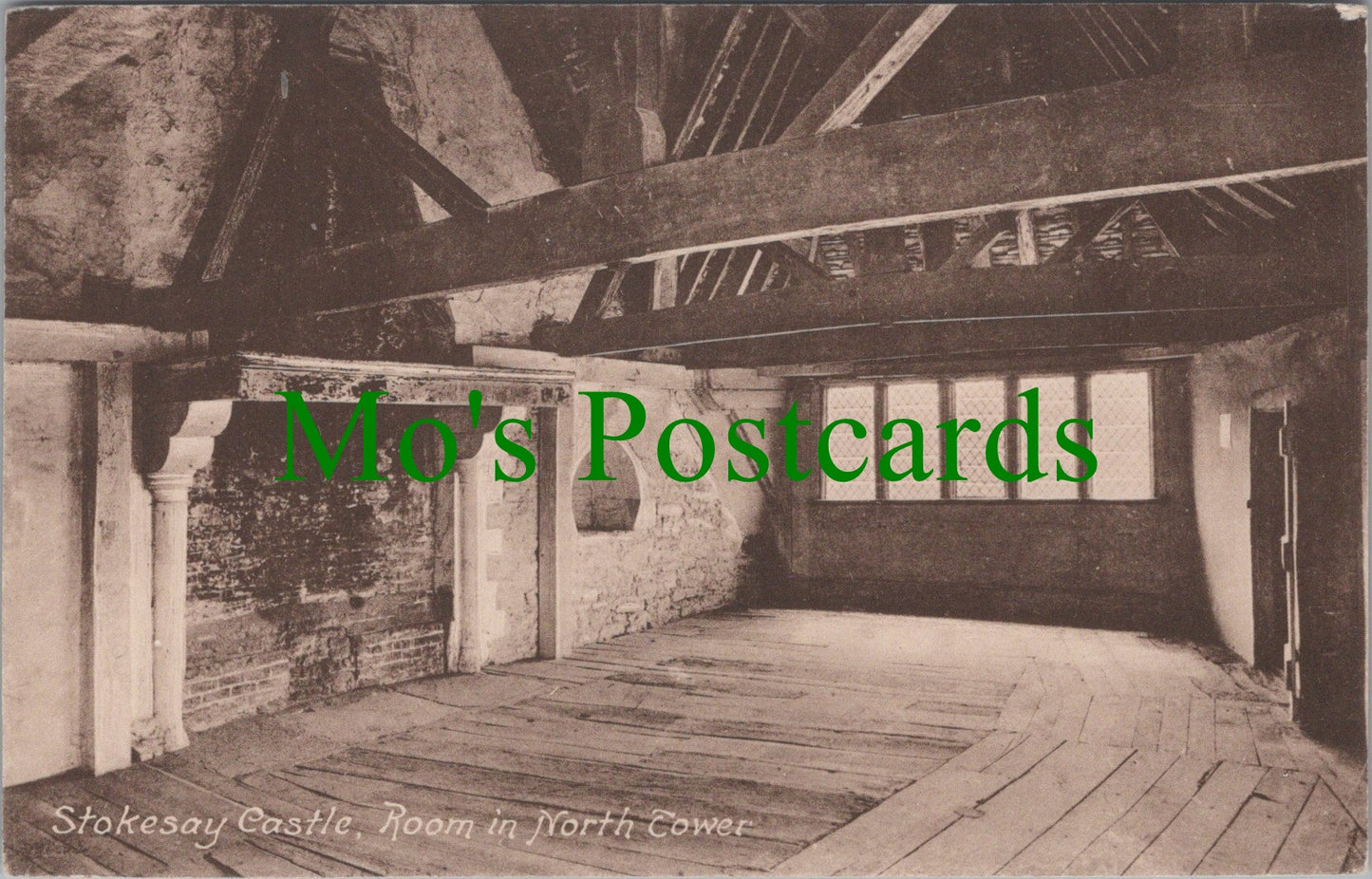 Shropshire Postcard - Stokesay Castle, Room in North Tower  SW11891