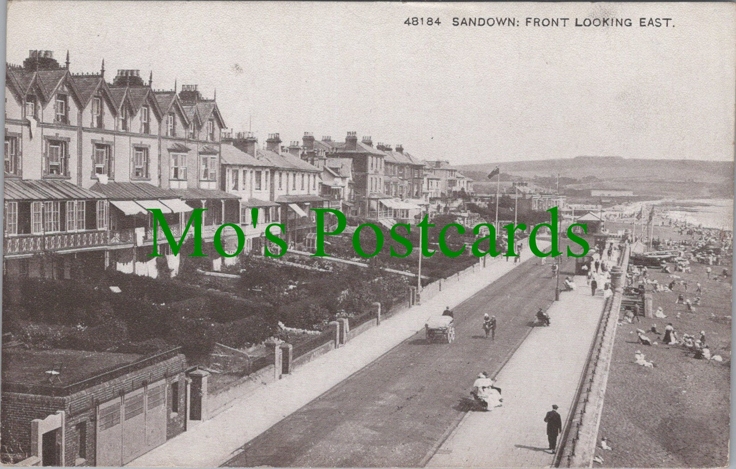 Isle of Wight Postcard - Sandown: Front Looking East  SW11906