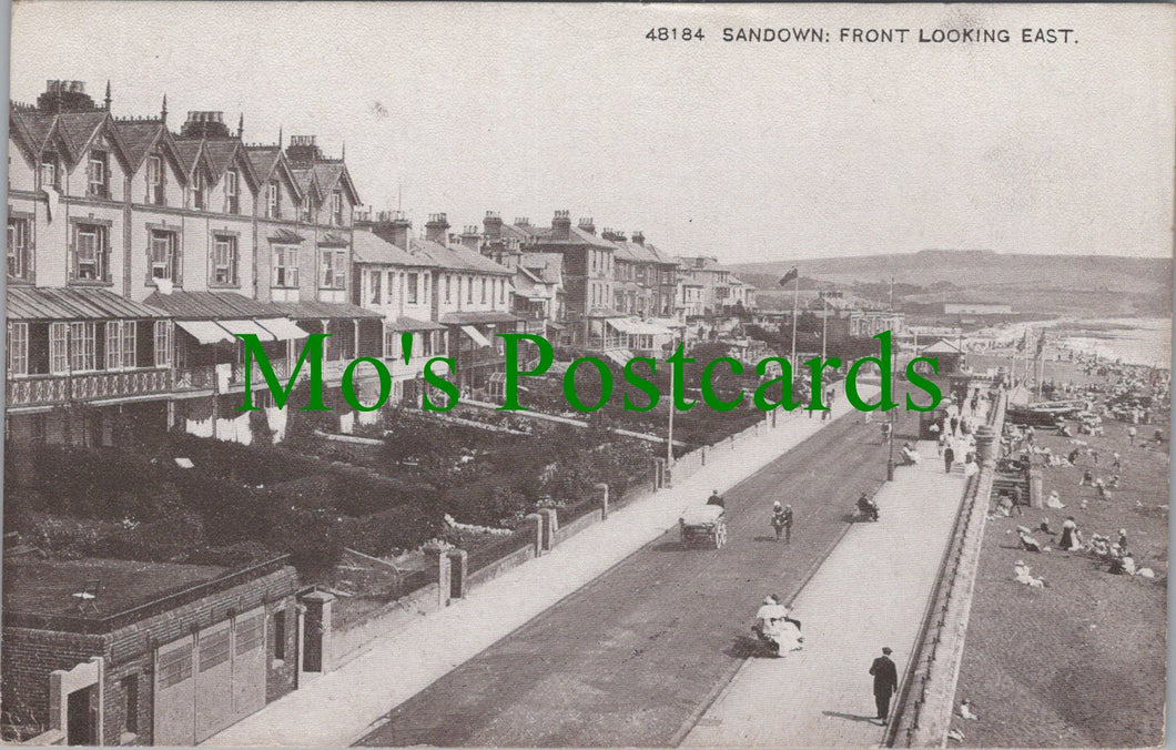 Isle of Wight Postcard - Sandown: Front Looking East  SW11906