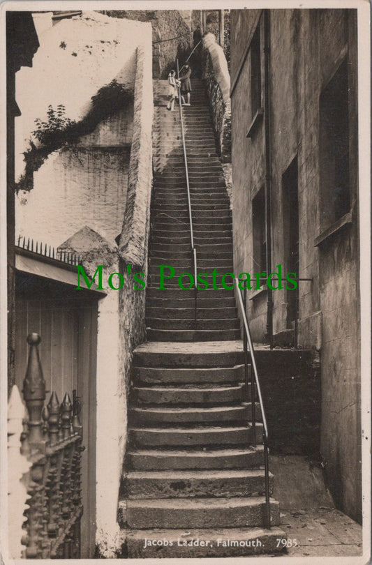 Cornwall Postcard - Jacobs Ladder, Falmouth  SW11908