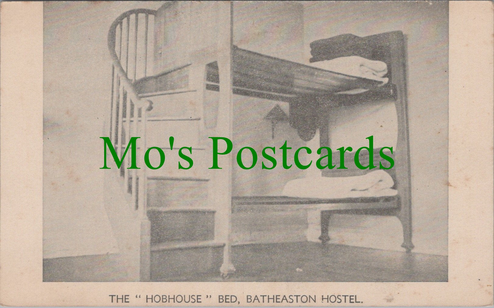 Somerset Postcard? - The "Hobhouse" Bed, Batheaston Hostel  SW11911