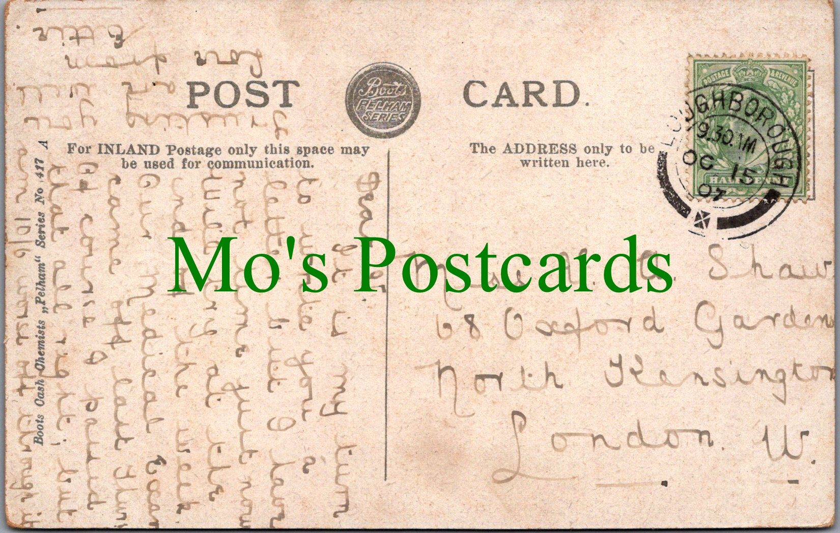 Leicestershire Postcard - Melbourne Hall, Leicester  SW11931