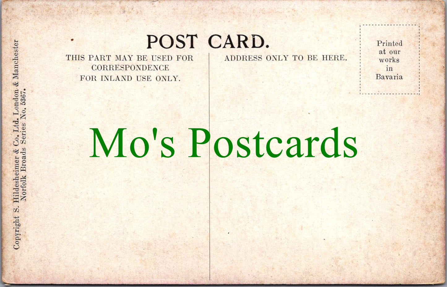 Norfolk Postcard - Boating Near Wroxham  SW11933