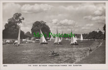 Load image into Gallery viewer, London Postcard - River Between Kingston-On-Thames and Surbiton RT2464
