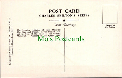 London Postcard - Buckingham Palace & Victoria Memorial   RT10