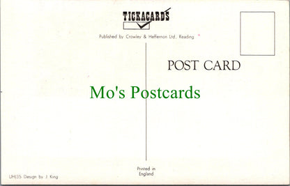 Holiday Message Postcard - Punch & Judy at The Beach  SW13404