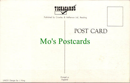 Holiday Message Postcard - Lazy Holiday, Beach, Deckchair  SW13405