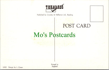 Holiday Message Postcard - Sleeping Man, Holiday Checklist  SW13411