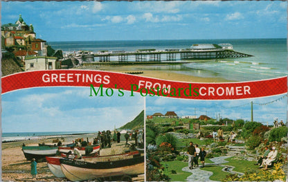 Norfolk Postcard - Greetings From Cromer   SW13425