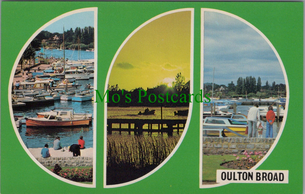 Suffolk Postcard - Views of Oulton Broad   SW13422