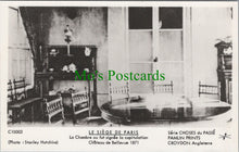 Load image into Gallery viewer, France Postcard - Siege of Paris, La Chambre Ou Fut Signee  SW13525
