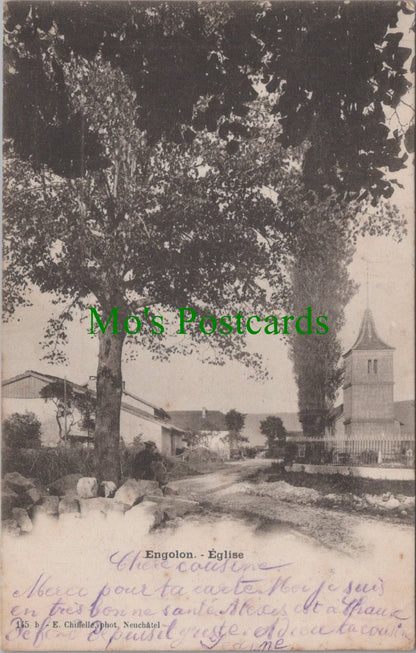 Switzerland Postcard - Engolon Eglise, Engollon, Val-de-Ruz SW11985