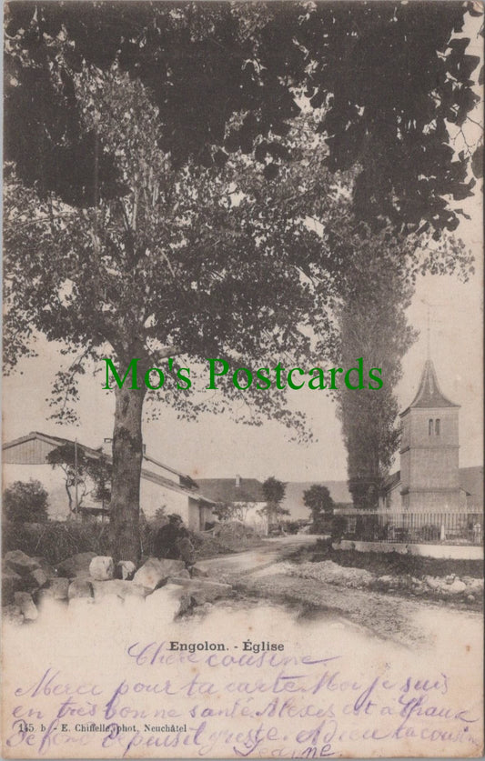 Switzerland Postcard - Engolon Eglise, Engollon, Val-de-Ruz SW11985